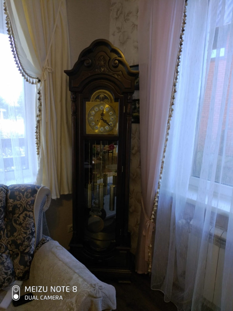 Напольные часы Columbus CR2057 в интерьере заказчика.jpg